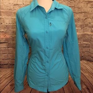 Women's Columbia Omni-Shade Long Sleeve Button